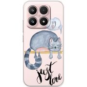 Прозорий чохол BoxFace Xiaomi 17 Just Love