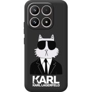 Чорний чохол BoxFace Xiaomi 17 Cat in Black