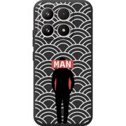 Чорний чохол BoxFace Xiaomi 17 Man Pattern