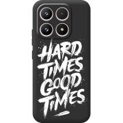 Чорний чохол BoxFace Xiaomi 17 Hard Times Good Times