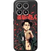 Чорний чохол BoxFace Xiaomi 17 Атака Титанов Леви