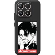 Чорний чохол BoxFace Xiaomi 17 Attack On Titan - Ackerman