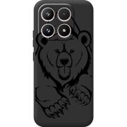 Чорний чохол BoxFace Xiaomi 17 Grizzly Bear