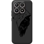 Чорний чохол BoxFace Xiaomi 17 Wolf and Raven