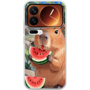 Чохол BoxFace Xiaomi 17 Pro Капібара з кавуном