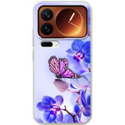Чохол BoxFace Xiaomi 17 Pro Orchids and Butterflies