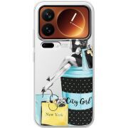 Прозорий чохол BoxFace Xiaomi 17 Pro City Girl