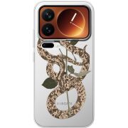 Прозорий чохол BoxFace Xiaomi 17 Pro Glamor Snake