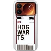 Прозорий чохол BoxFace Xiaomi 17 Pro Ticket Hogwarts