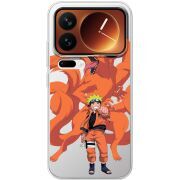 Прозорий чохол BoxFace Xiaomi 17 Pro Naruto and Kurama