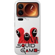 Прозорий чохол BoxFace Xiaomi 17 Pro siquid game люди в красном