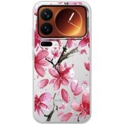 Прозорий чохол BoxFace Xiaomi 17 Pro Pink Magnolia