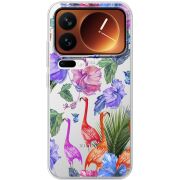 Прозорий чохол BoxFace Xiaomi 17 Pro Flamingo