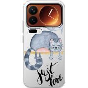 Прозорий чохол BoxFace Xiaomi 17 Pro Just Love