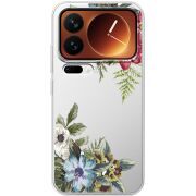 Прозорий чохол BoxFace Xiaomi 17 Pro Floral