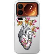 Чохол зі стразами Xiaomi 17 Pro Heart