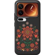 Чорний чохол BoxFace Xiaomi 17 Pro Ukrainian Ornament