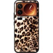 Чорний чохол BoxFace Xiaomi 17 Pro Леопардовий