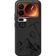 Чорний чохол BoxFace Xiaomi 17 Pro Mountains