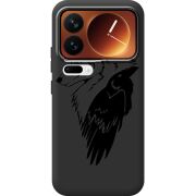 Чорний чохол BoxFace Xiaomi 17 Pro Wolf and Raven