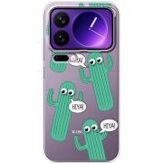 Прозорий чохол BoxFace Xiaomi 17 Pro Max с 3D-глазками HIYA