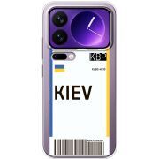 Прозорий чохол BoxFace Xiaomi 17 Pro Max Ticket Kiev