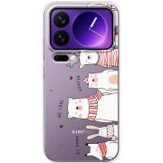 Прозорий чохол BoxFace Xiaomi 17 Pro Max The Friendly Beasts