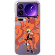 Прозорий чохол BoxFace Xiaomi 17 Pro Max Naruto and Kurama