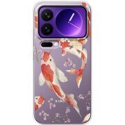 Прозорий чохол BoxFace Xiaomi 17 Pro Max Japanese Koi Fish