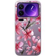 Прозорий чохол BoxFace Xiaomi 17 Pro Max Pink Magnolia