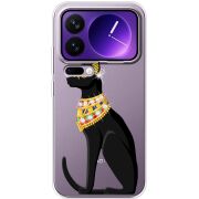 Чохол зі стразами Xiaomi 17 Pro Max Egipet Cat