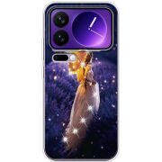 Чохол зі стразами Xiaomi 17 Pro Max Girl with Umbrella