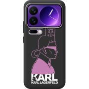 Чорний чохол BoxFace Xiaomi 17 Pro Max Pink Karl