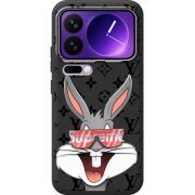 Чорний чохол BoxFace Xiaomi 17 Pro Max looney bunny