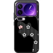 Чорний чохол BoxFace Xiaomi 17 Pro Max Flower Hair