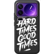 Чорний чохол BoxFace Xiaomi 17 Pro Max Hard Times Good Times