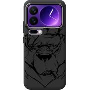 Чорний чохол BoxFace Xiaomi 17 Pro Max Bear King