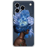 Чохол BoxFace ZTE Blade A76 4G Exquisite Blue Flowers