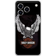 Чохол BoxFace ZTE Blade A76 4G Harley Davidson and eagle