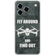 Чохол BoxFace ZTE Blade A76 4G Дрон Fly Around