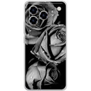Чохол BoxFace ZTE Blade A76 4G Black and White Roses