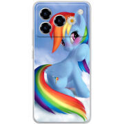 Чохол BoxFace ZTE Blade A76 4G My Little Pony Rainbow Dash