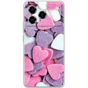 Чохол BoxFace ZTE Blade A76 4G Сердечки