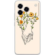 Чохол BoxFace ZTE Blade A76 4G Flower Hands