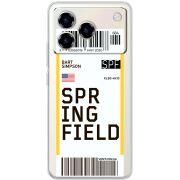 Прозорий чохол BoxFace ZTE Blade A76 4G Ticket Springfield