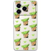 Прозорий чохол BoxFace ZTE Blade A76 4G Pattern Baby Yoda