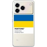 Прозорий чохол BoxFace ZTE Blade A76 4G Pantone вільний синій