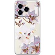 Прозорий чохол BoxFace ZTE Blade A76 4G Chinese Magnolia