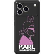 Чорний чохол BoxFace ZTE Blade A76 4G Pink Karl