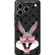 Чорний чохол BoxFace ZTE Blade A76 4G looney bunny